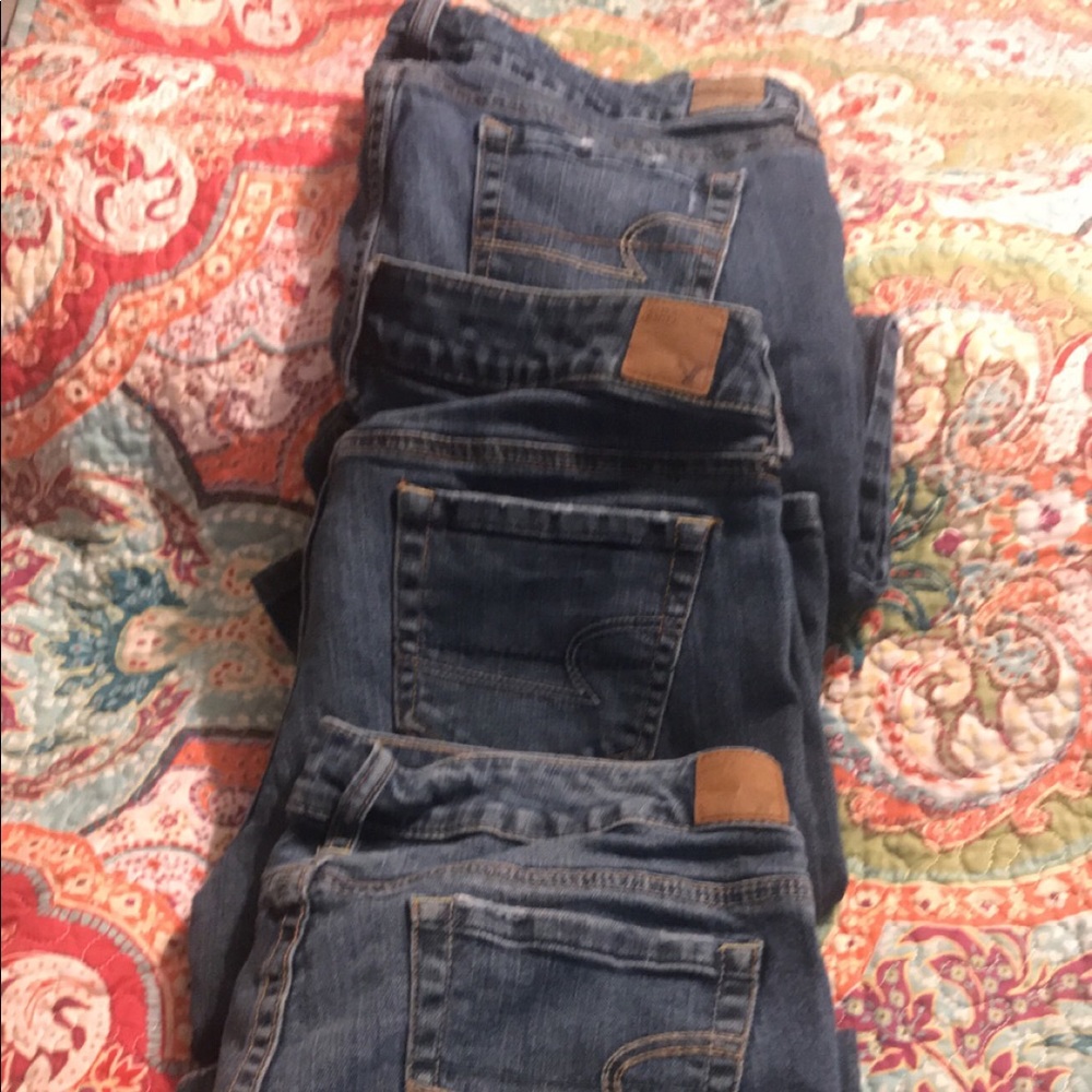 American eagle favorite boyfriend size 10 jeans